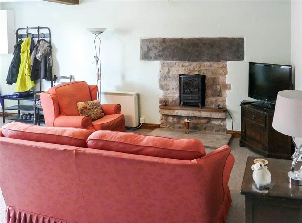 Living area at The Old Shop in Redmire, near Leyburn, North Yorkshire