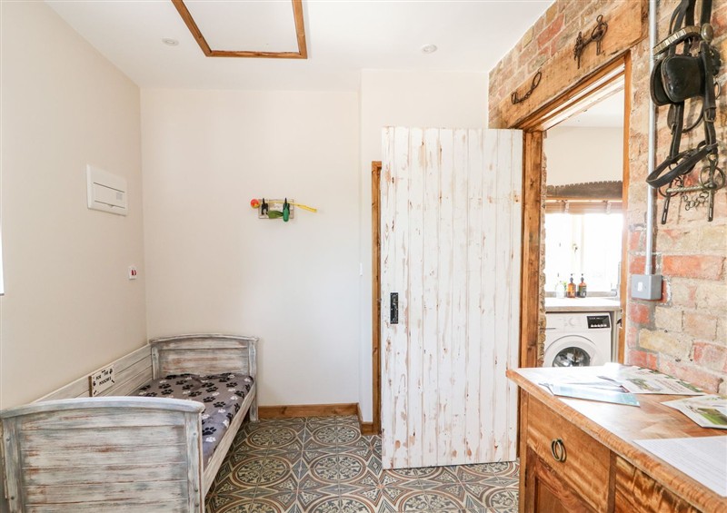 One of the 2 bedrooms at The Old Smithy, Belchford near Horncastle