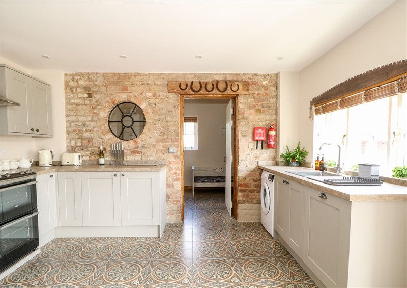 The kitchen at The Old Smithy, Belchford near Horncastle