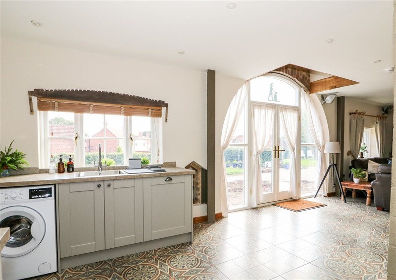 This is the kitchen at The Old Smithy, Belchford near Horncastle