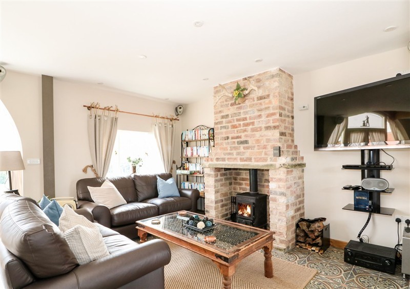 This is the living room at The Old Smithy, Belchford near Horncastle