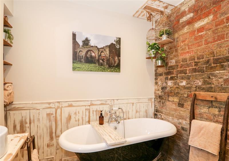 This is the bathroom at The Old Smithy, Horncastle