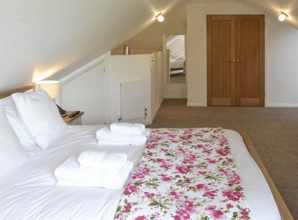 Spacious master bedroom at The Old Smithy in Penelewey, near Truro, Cornwall