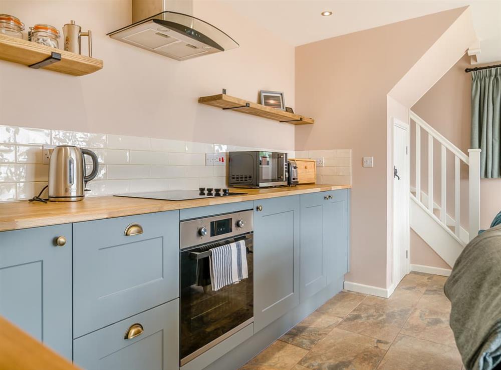 Kitchen area at The Old Stable At Henley View in Draycott, near Cheddar, Somerset