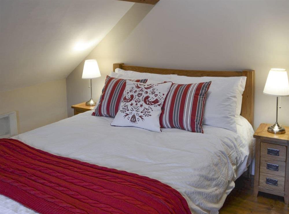 Comfortable double bedroom at The Old Stable in Barber Booth, near Whaley Bridge, Derbyshire