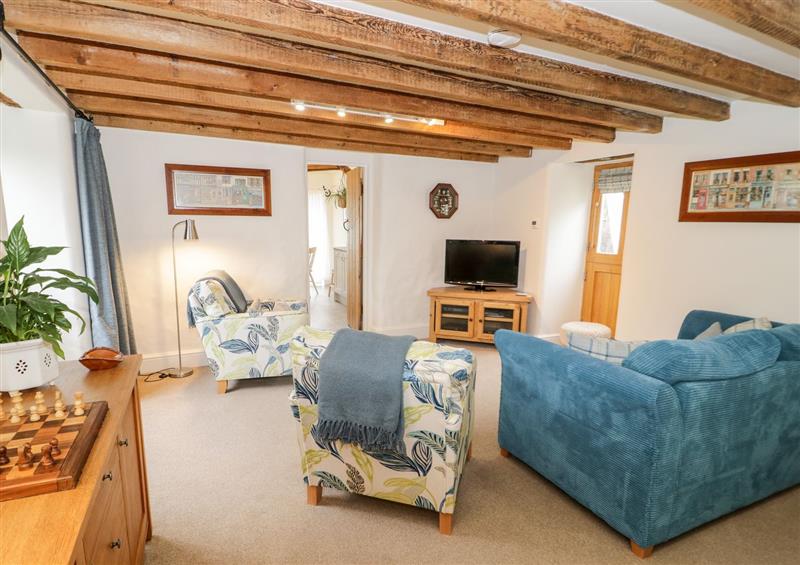 Relax in the living area at The Old Stable, Henryd near Conwy