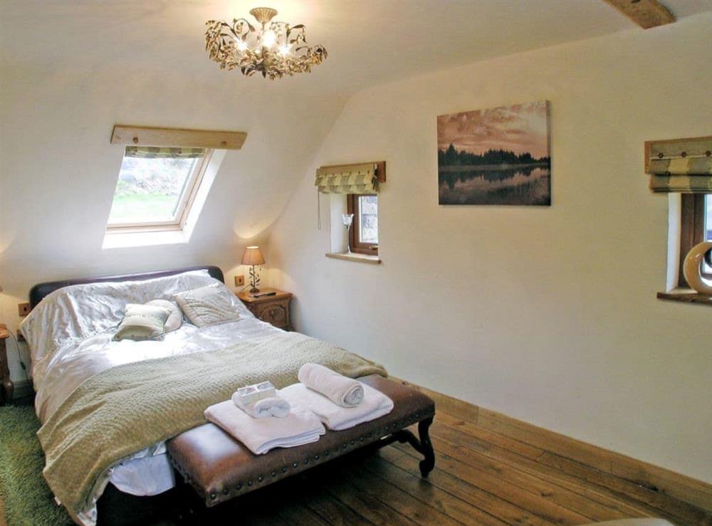 Double bedroom at The Old Stables in Crynant, near Neath, West Glamorgan