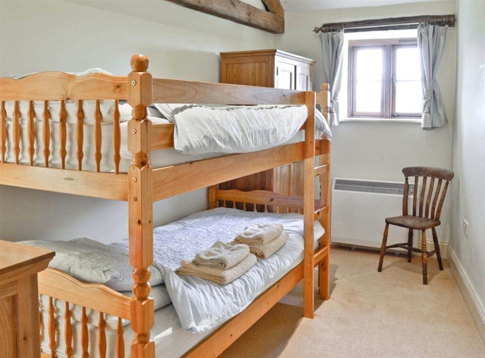 Bunk bedroom at The Old Stables in Leigh, Sherborne, Dorset., Great Britain