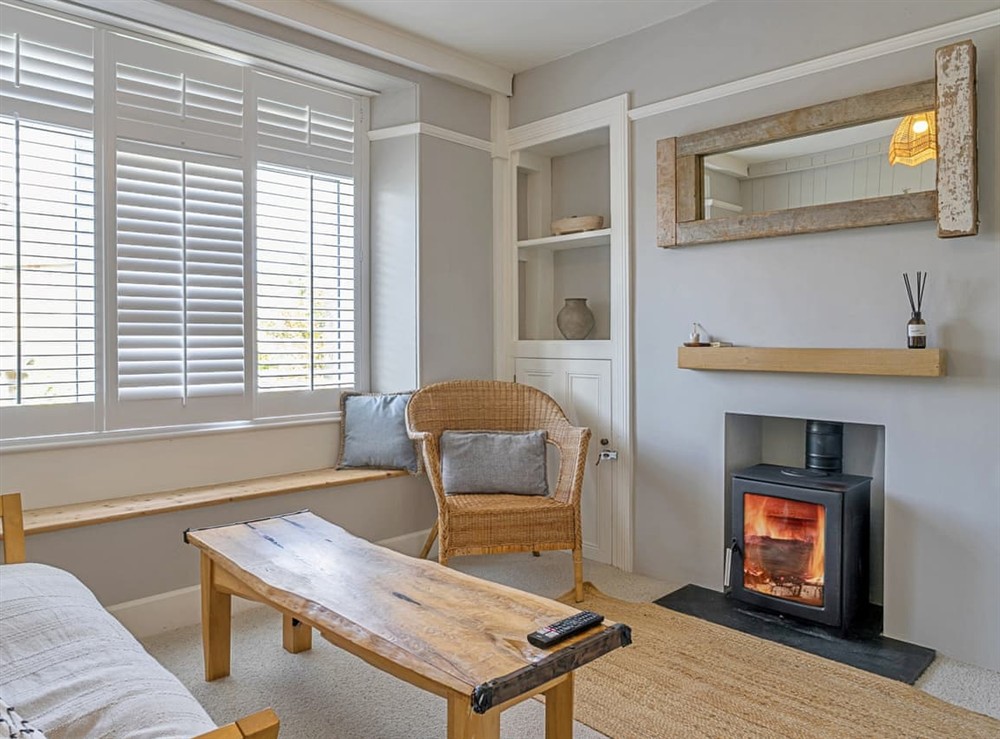 Living area at The Old Stables in Penzance, Cornwall