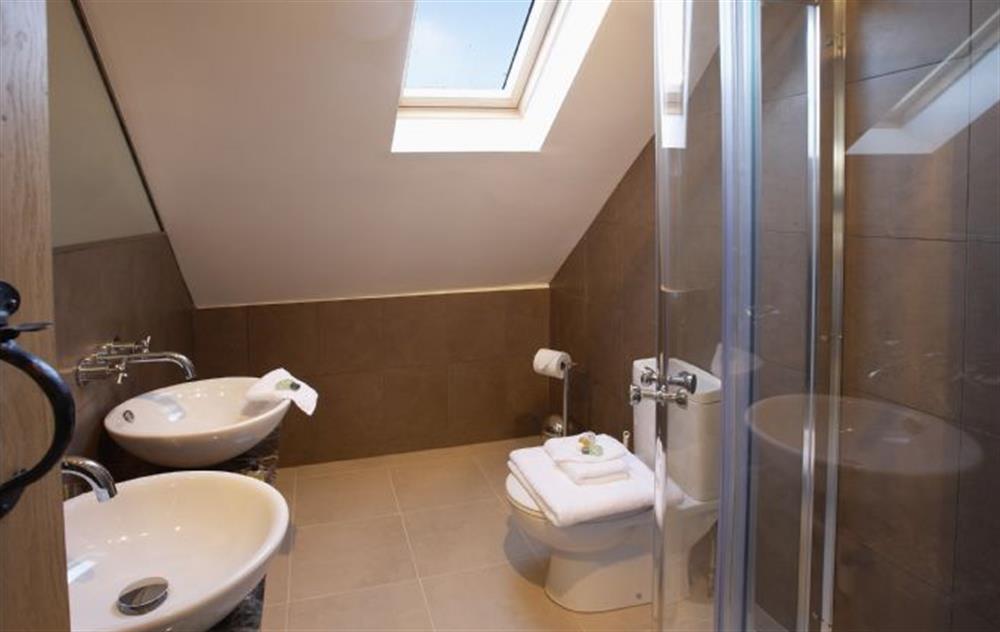 En-suite shower room at The Old Stables (Wiltshire), Gastard