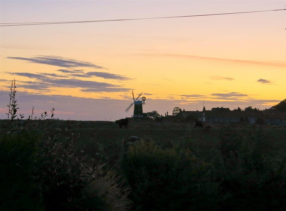 Beautiful views at sunrise at The Old Stables in Wiveton, near Cley next the Sea, Norfolk