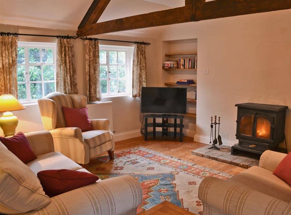 Living room at The Old Stables in Wiveton, near Cley next the Sea, Norfolk