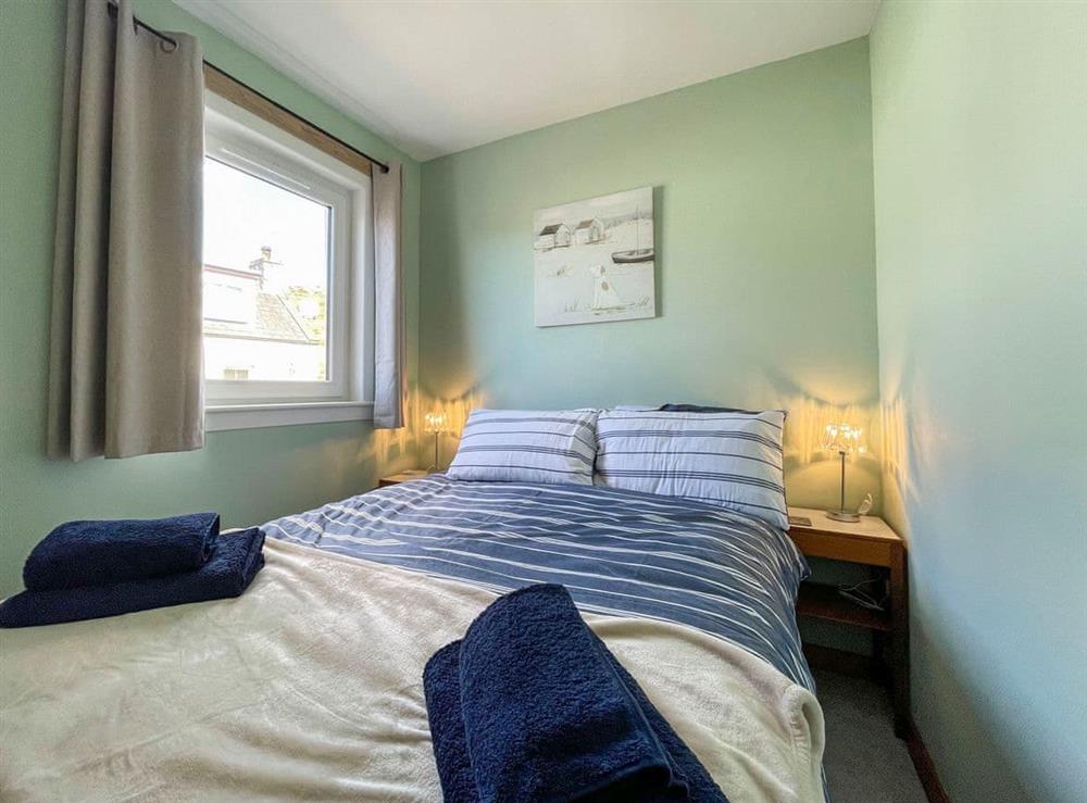 Double bedroom at The Old Surgery in Kinlochbervie, near Lochinver, Sutherland