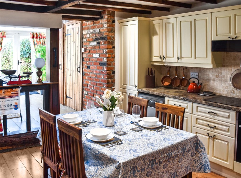 Kitchen/diner at The Old Sweet Shop in Kings Lynn, Norfolk