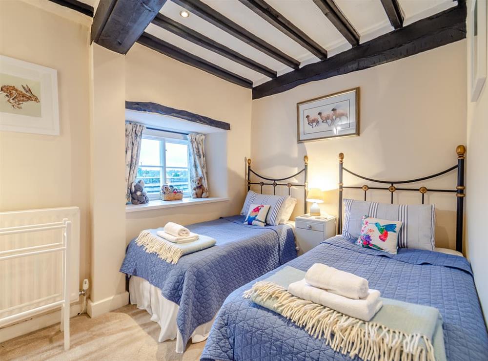 Twin bedroom at The Old Sweet Shop in Richmond, North Yorkshire