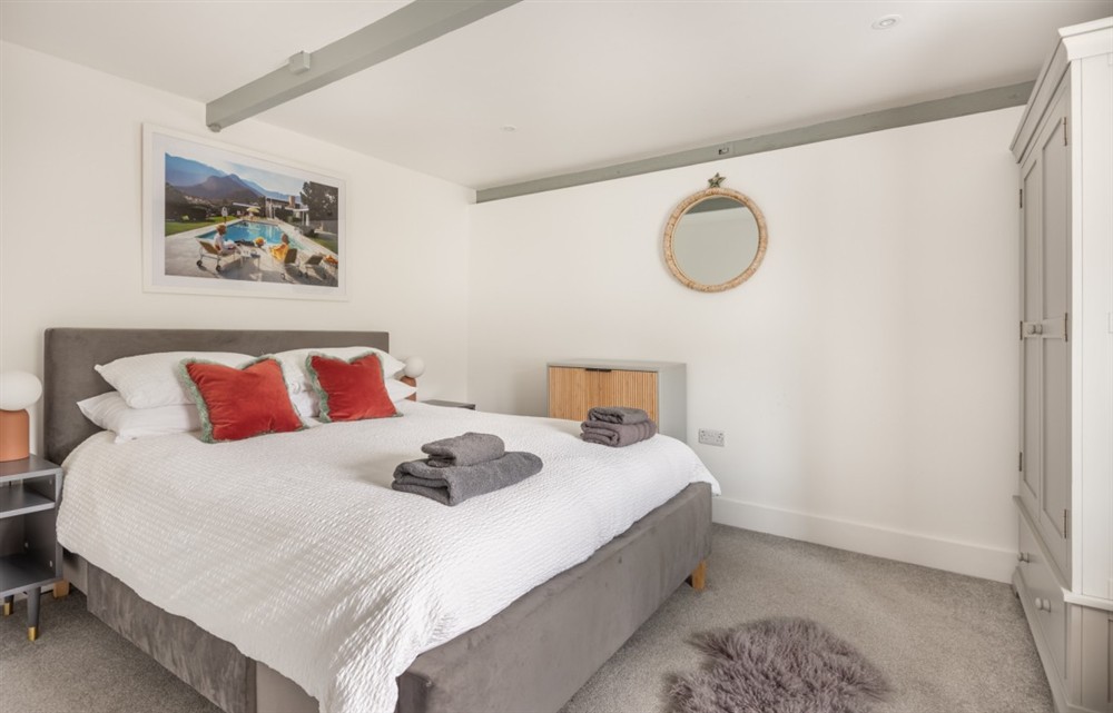 This is a bedroom at The Old Tack Room in South Milton