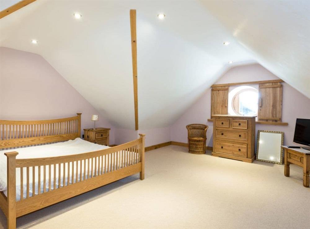 Double bedroom (photo 4) at The Old Tithe Barn in Litton Cheney, near Dorchester, Dorset