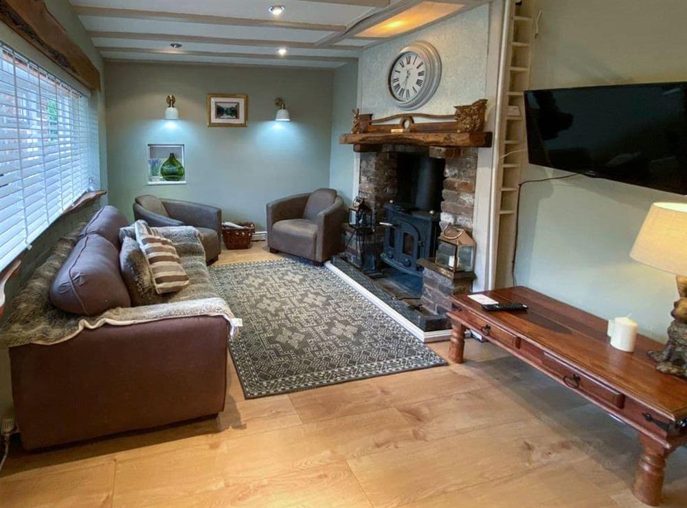 Spacious living area at The Old Toll House in Coalport, near Ironbridge, Shropshire