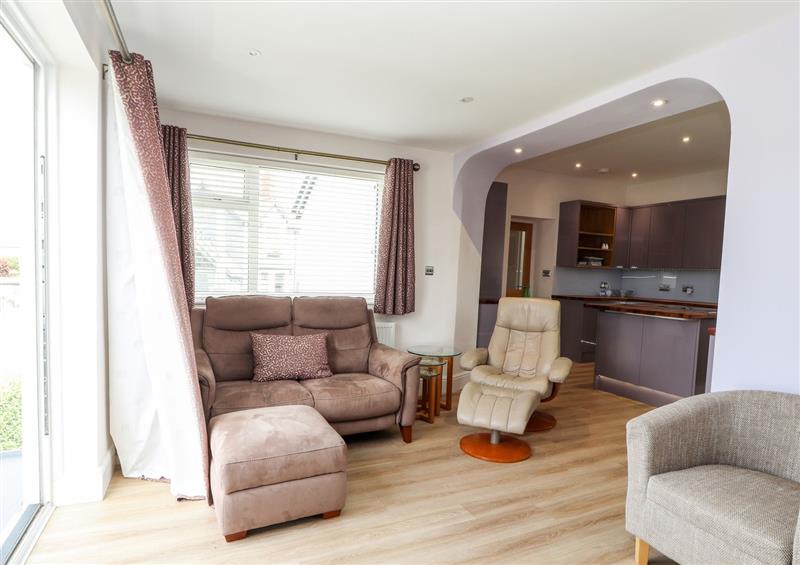 Relax in the living area at The Old Tywyn Post Office, Deganwy