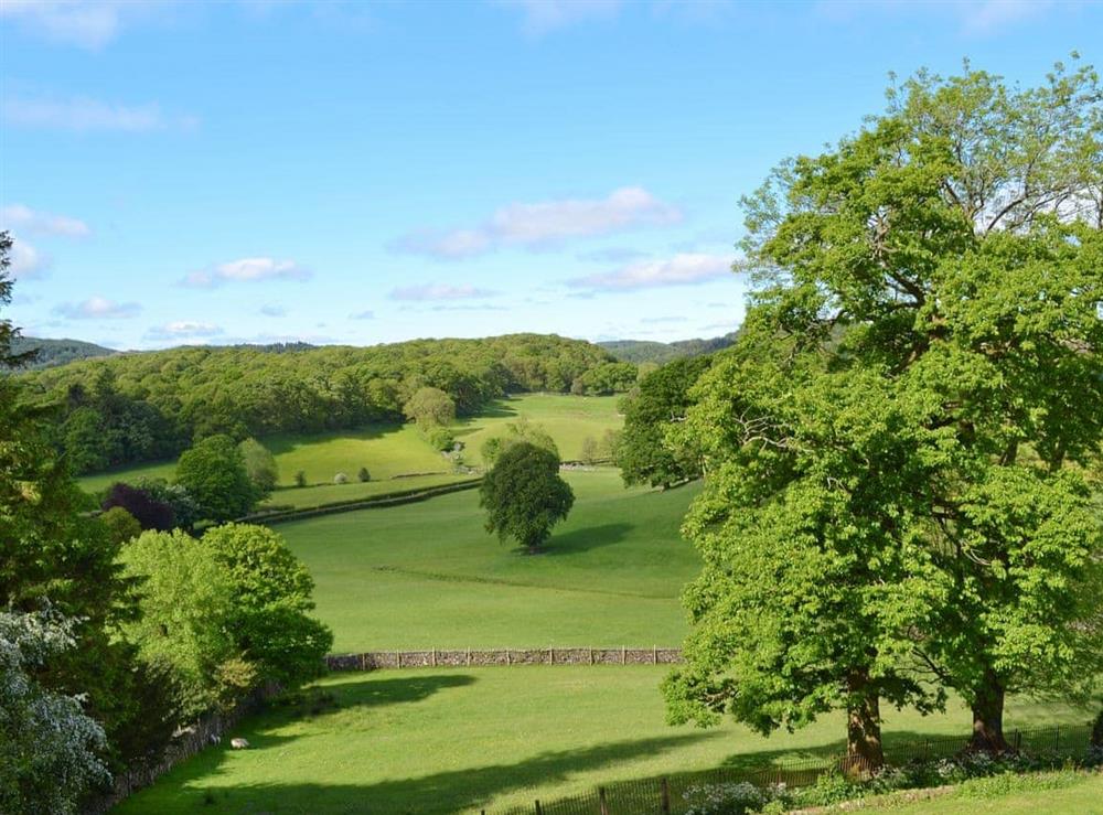 Fantastic views of the surrounding countryside at The Old Vicarage in Far Sawrey, near Hawkshead, Cumbria