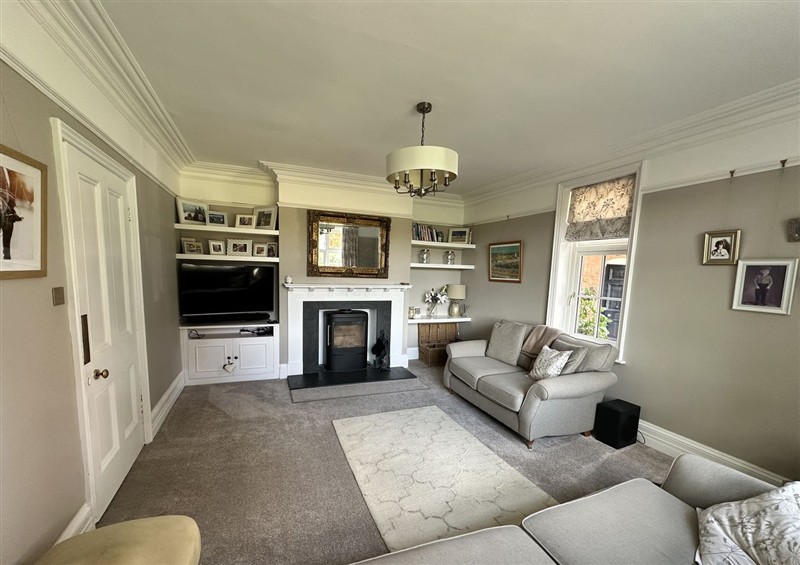 Enjoy the living room at The Old Vicarage, Kimbolton near Leominster