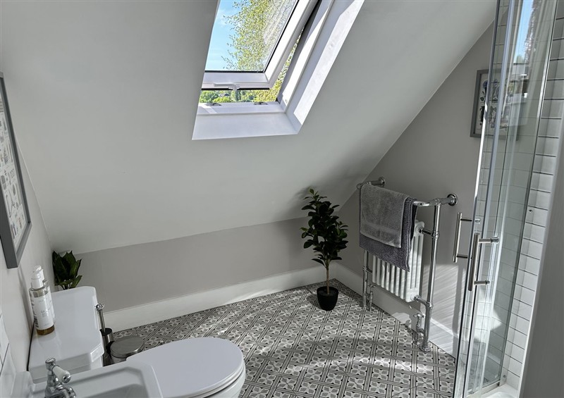 The bathroom at The Old Vicarage, Kimbolton near Leominster