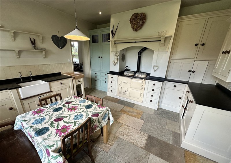 The kitchen at The Old Vicarage, Kimbolton near Leominster