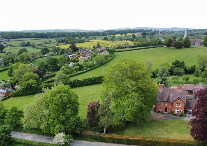 The setting of The Old Vicarage at The Old Vicarage, Kimbolton near Leominster