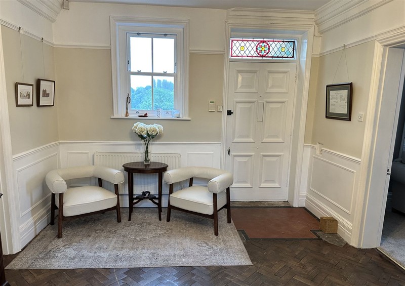 This is the living room at The Old Vicarage, Kimbolton near Leominster