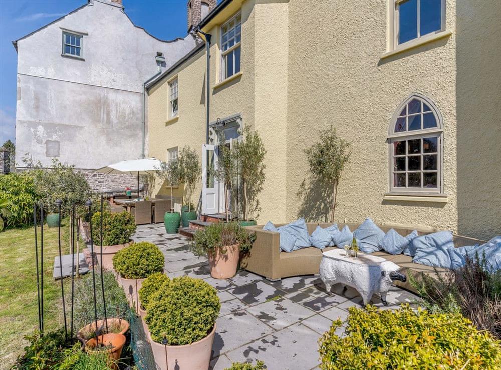 Outdoor area at The Old Vicarage in Laugharne, Dyfed