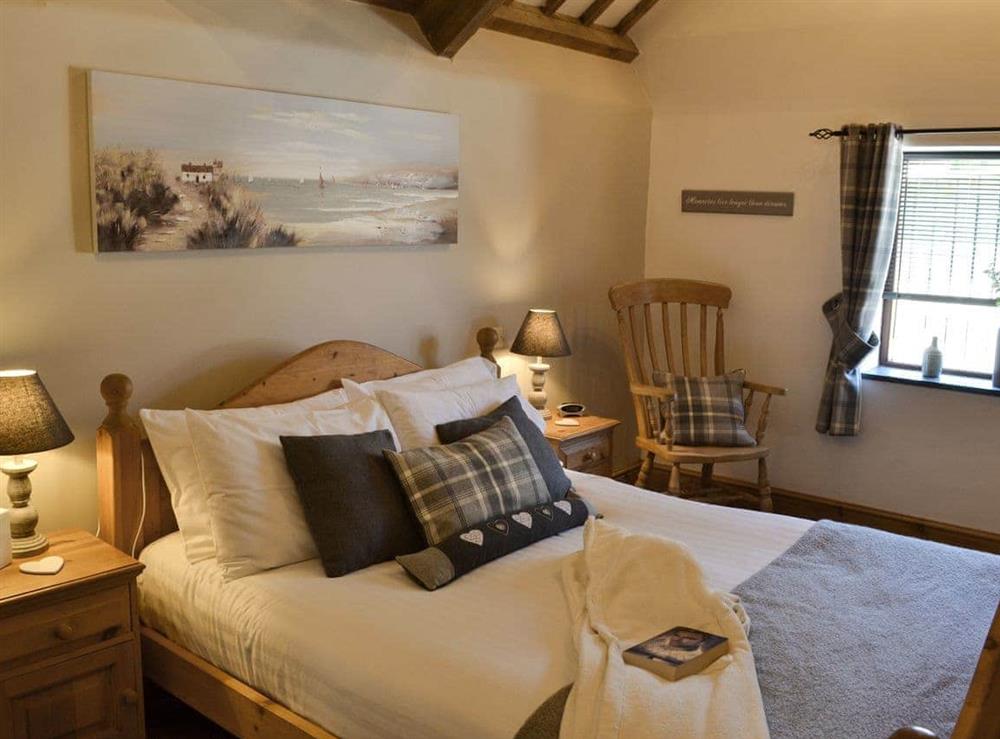 Double bedroom at The Old Wash House in Mevagissey, Cornwall
