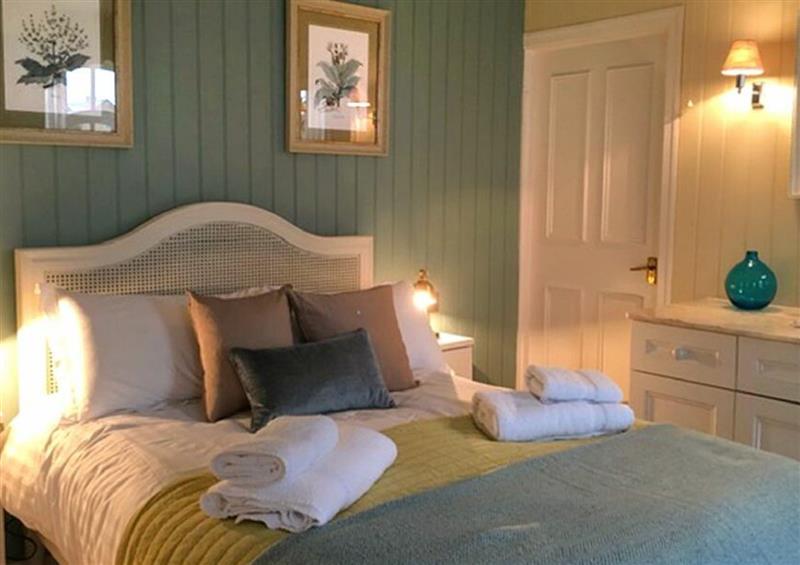 This is the bedroom at The Old Watchtower, Alnmouth