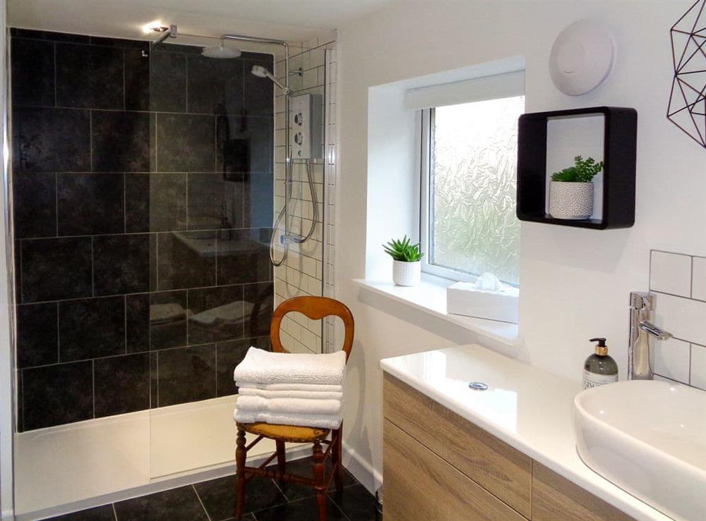 En-suite at The Old Winery Cottage in Newent, Gloucestershire