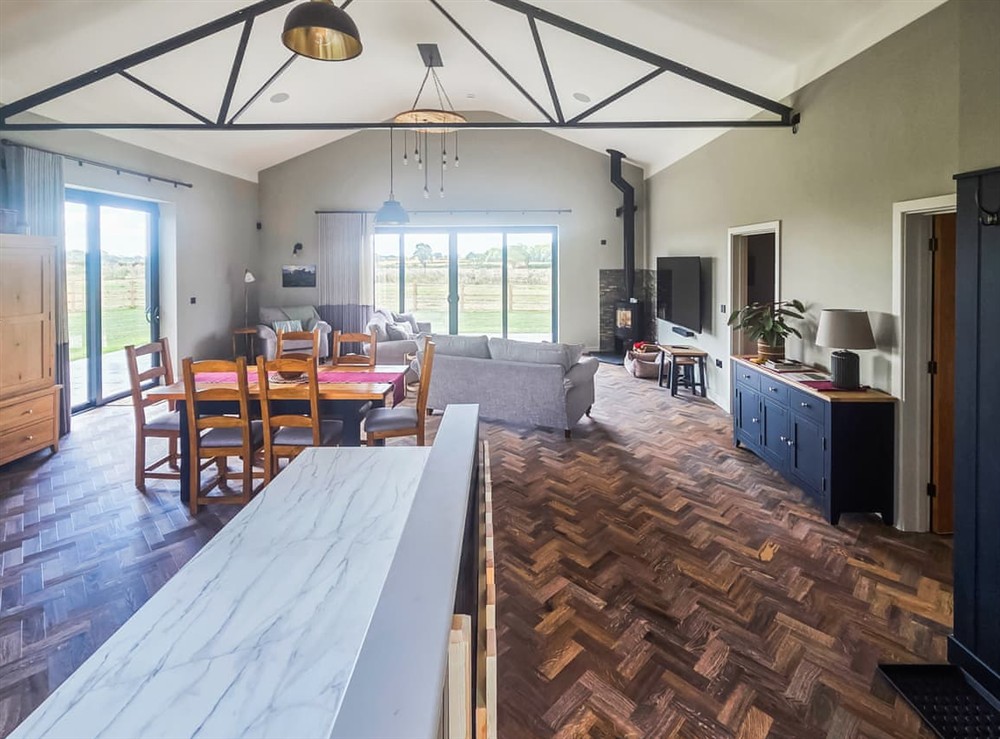 Open plan living space (photo 2) at The Old Woodshed in Congerstone, Leicestershire