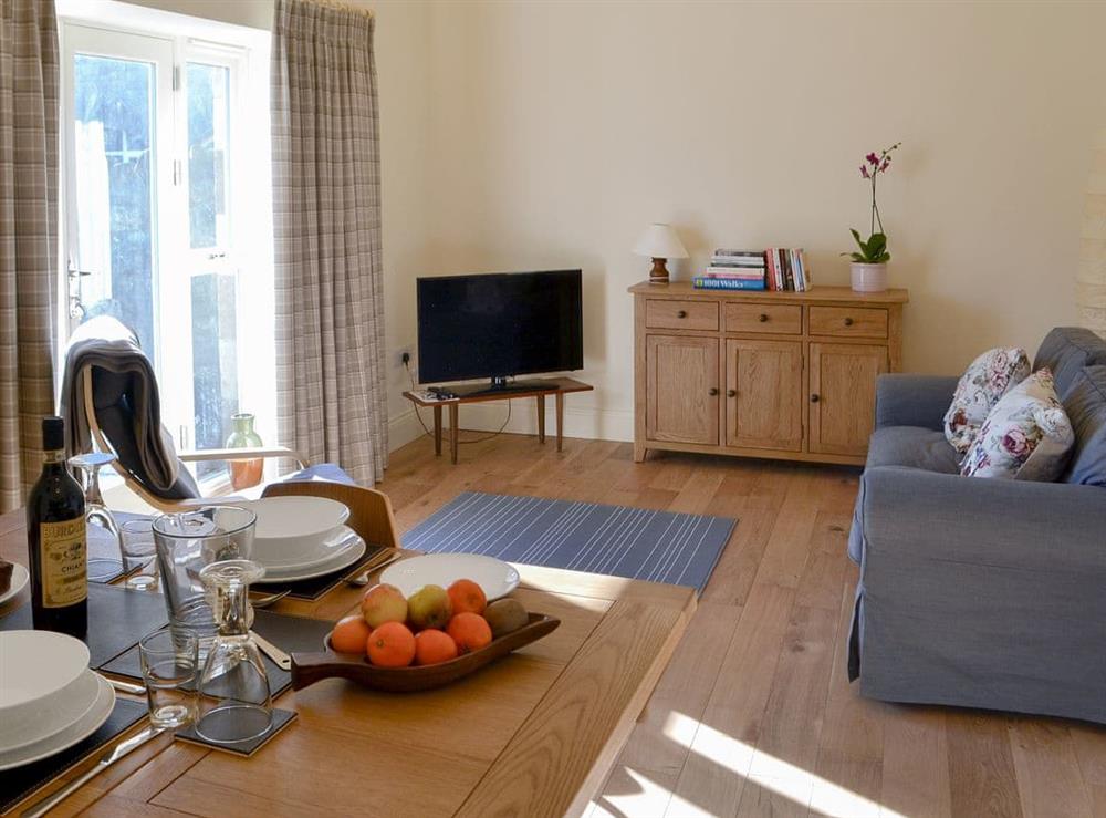 Charming open plan living space at The Old Workshop in Alnwick, Northumberland