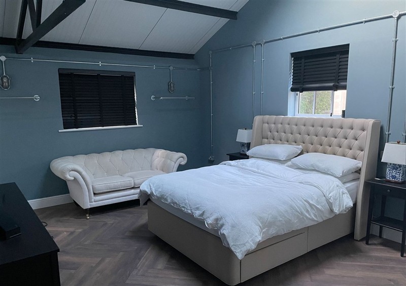 This is a bedroom at The Old Workshop, Wormshill near Harrietsham