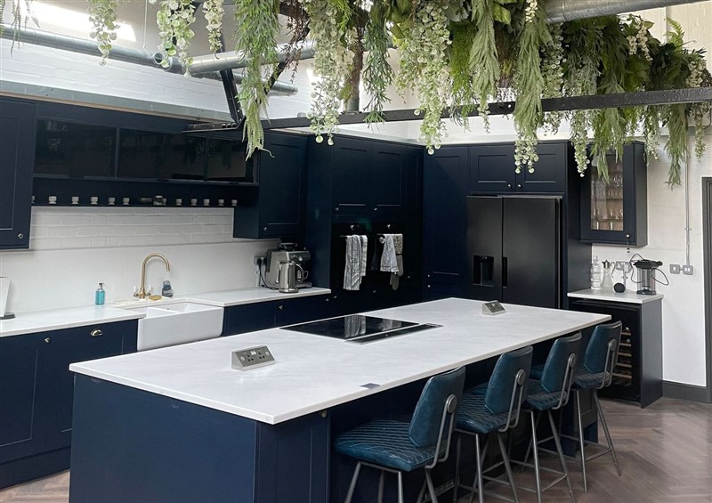 This is the kitchen at The Old Workshop, Wormshill near Harrietsham