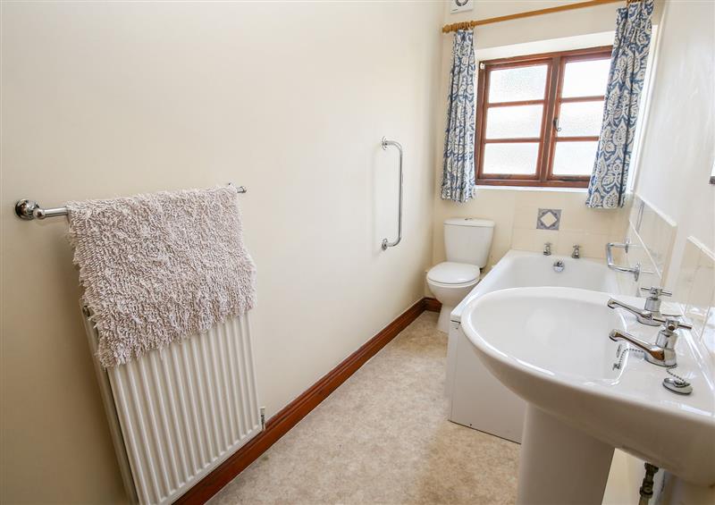 This is the bathroom at The Onibury, Craven Arms