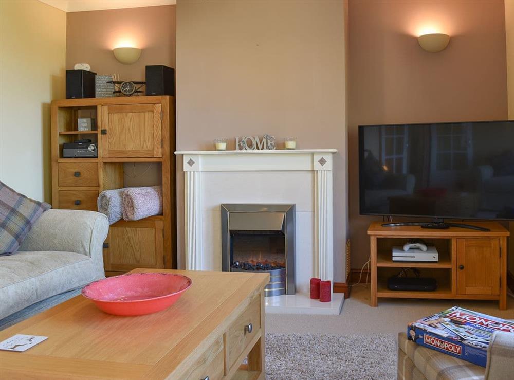 Living room at The Orchard in Bideford, Devon