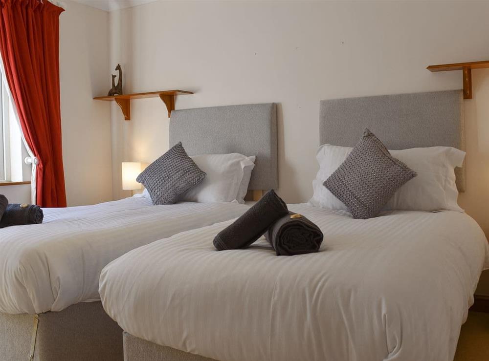 Twin bedroom at The Orchard in Bideford, Devon