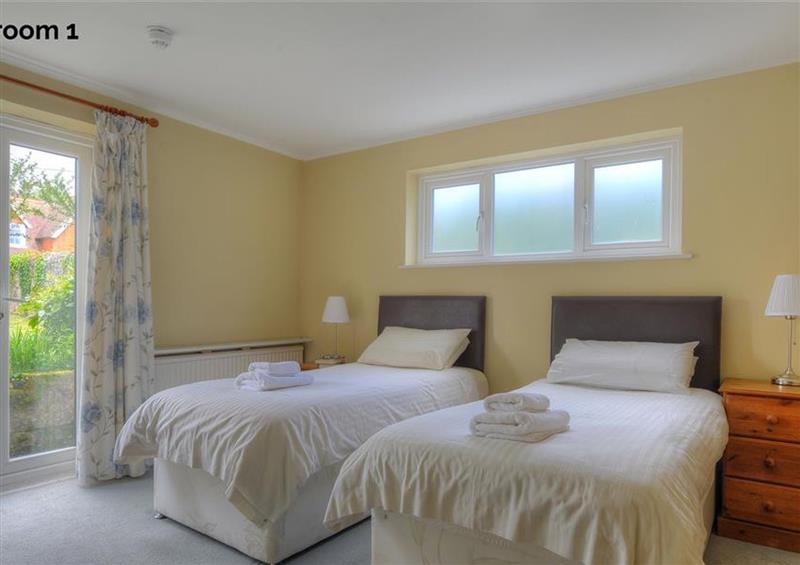 One of the bedrooms at The Orchard Country House, Lyme Regis