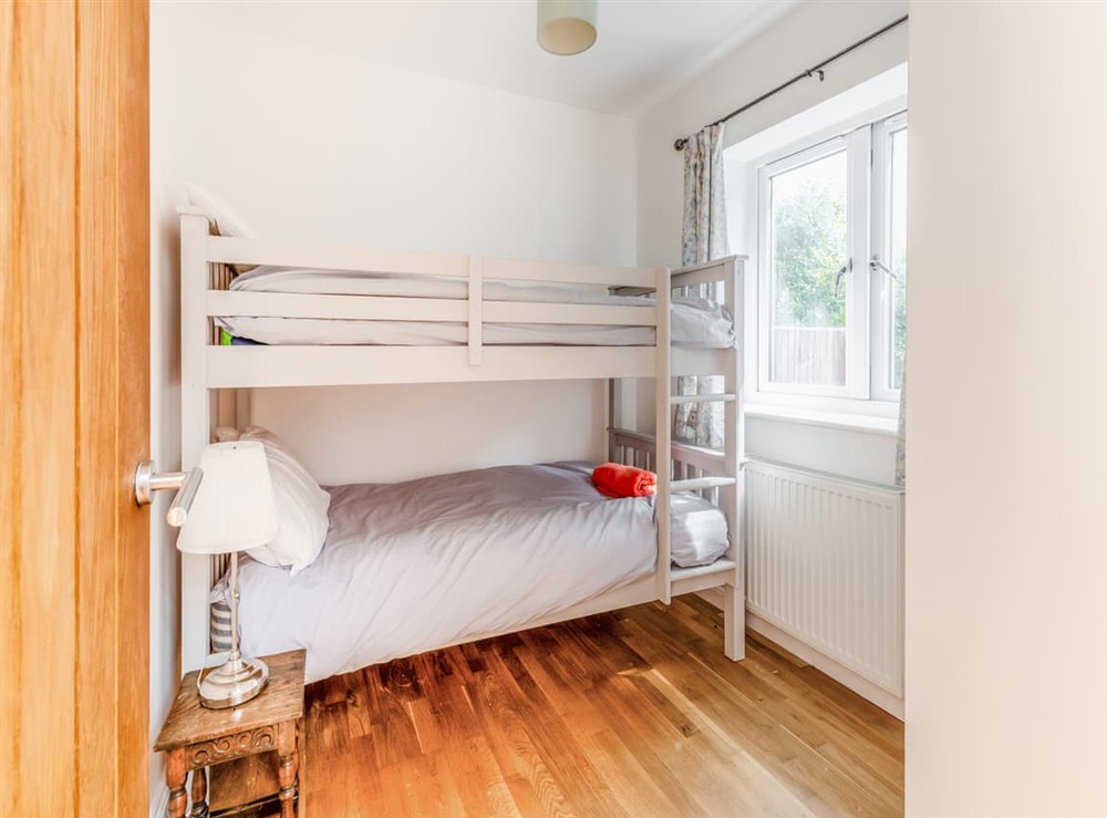 Bunk bedroom at The Orchard in Harbertonford, Devon