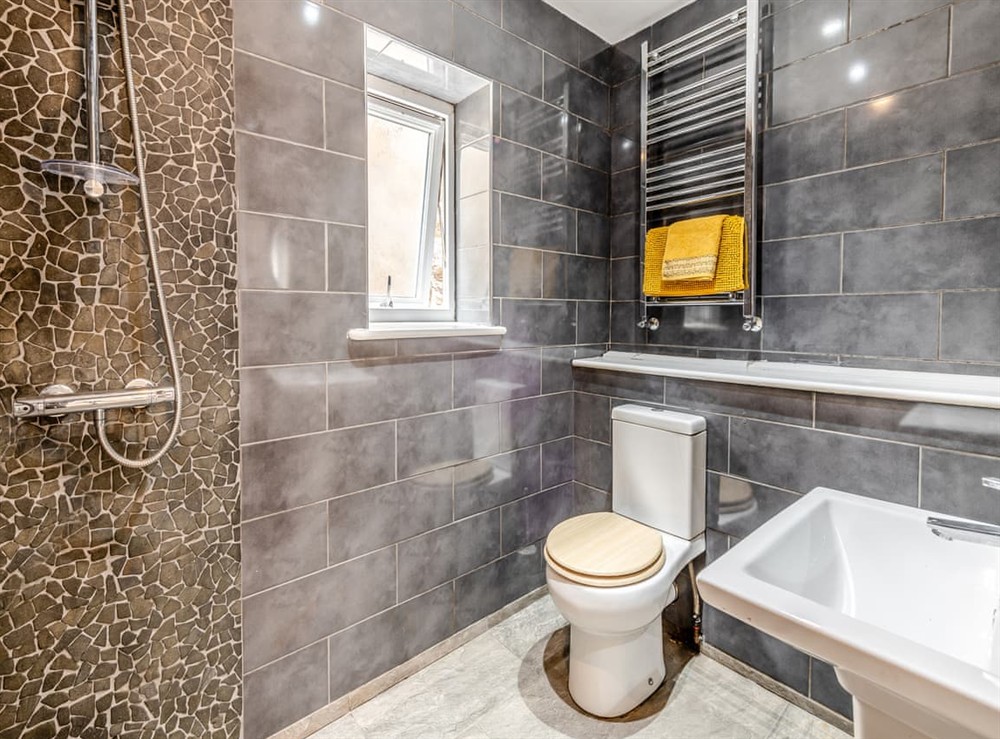 Shower room at The Orchard in Harbertonford, Devon