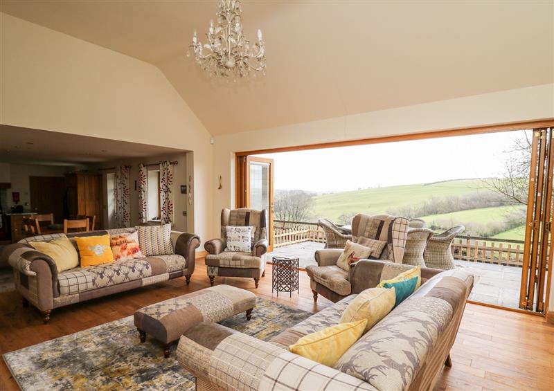 Enjoy the living room at The Orchard, Llangunllo near Knighton