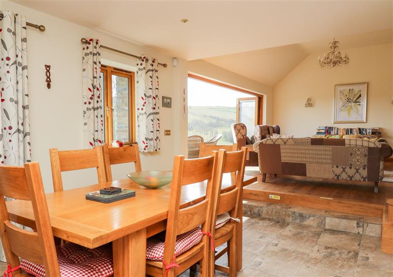 This is the dining room at The Orchard, Llangunllo near Knighton
