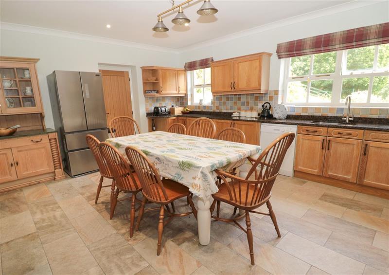 This is the kitchen at The Orchards, Harbottle near Rothbury