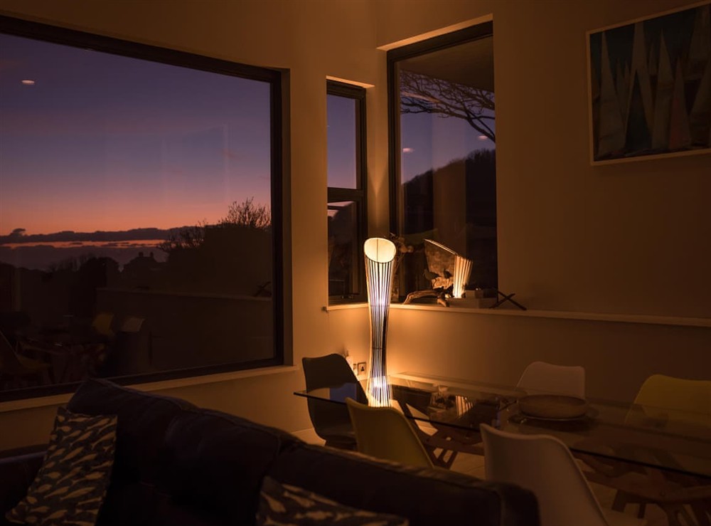 Living area at The Overlook in Ventnor, Isle of Wight