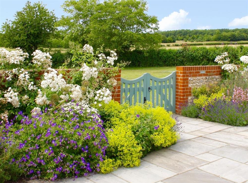 Garden at The Owl House in Bishops Waltham, Hampshire