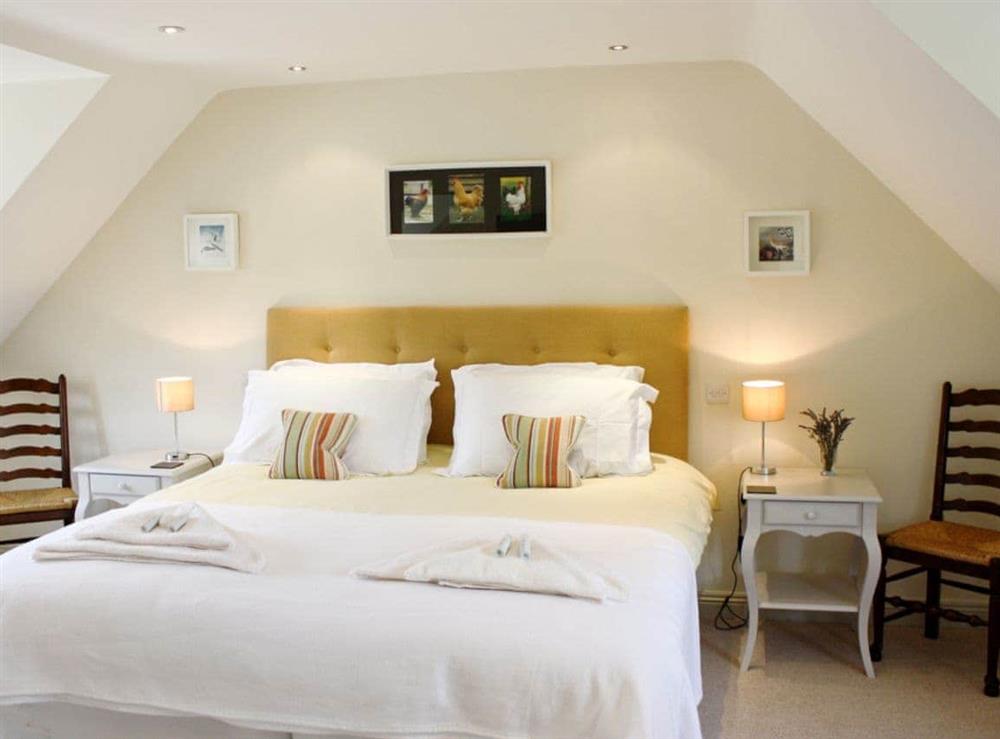 Master bedroom at The Owl House in Bishops Waltham, Hampshire