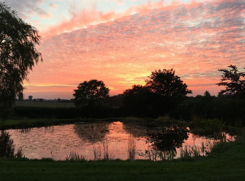 Sunset View at The Owl House in Bishops Waltham, Hampshire